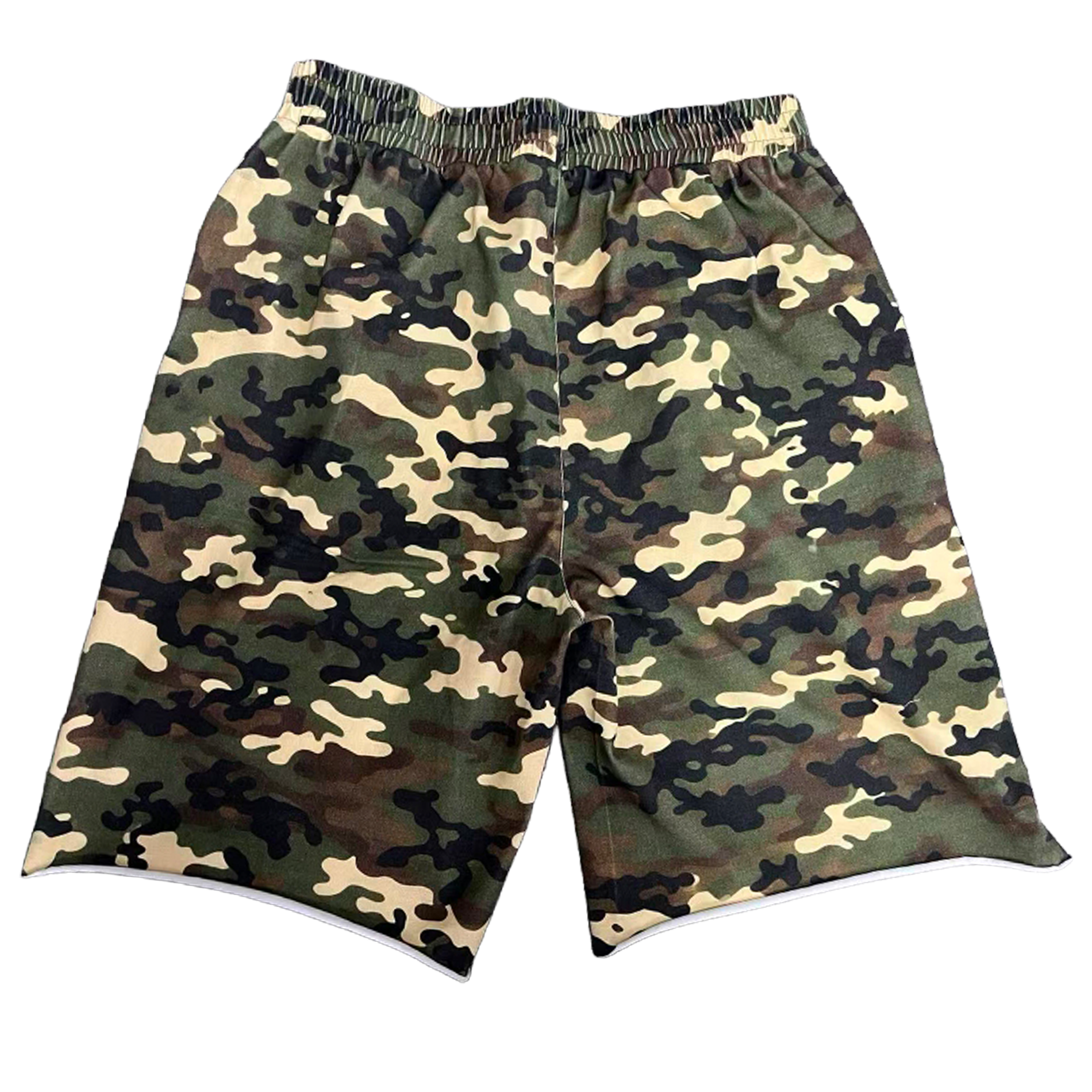 Skoatie ® | "Pleasures" Long Shorts (camo fatigue)